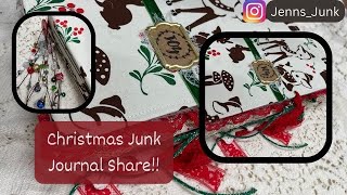 Christmas junk journal share