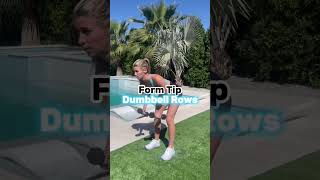 Form Tip: Dumbbell Rows