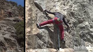 Anarres 6c+, VIII- Tırmanıcı: Nazmi Öztürk İzmir Kaynaklar Kaya Tırmanışı Rock Climbing Turkey