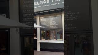 Black tap craft burgers and shakes at downtown Disney in Disneyland #disneyeats #disneydining