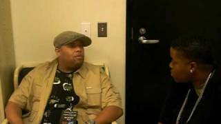 E!GO Magazine interviews Marlon Mitchell prt1 @ the Laughing Out Loud Comedy Showcase 10/09