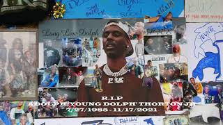 MEMPHIS TN South Memphis Farmers Market to Young Dolph Memorial Makeda's Cookies (Front View)