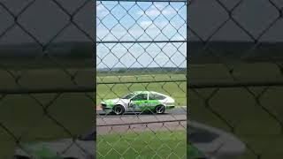 Alfa GTV V6 v Nissan Skyline straight 6.  Modern classics at Thruxton