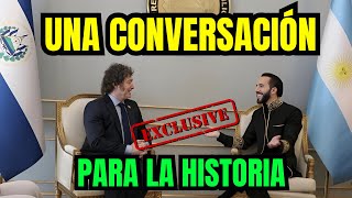 ¡INÉDITO! CONVERSACIÓN COMPLETA DE MILEI Y BUKELE