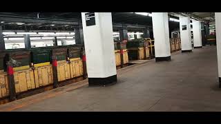 New York City up-close - dumpsters stacked on NYCT maintenance train, October 18, 2024 2