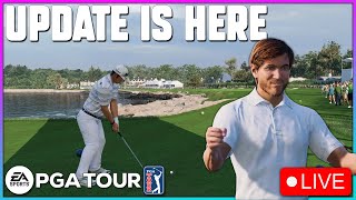 EA Sports PGA Tour  🔴 LIVE | Update Is Live Everyone, Including 3-Click.  Lets check it out tonight