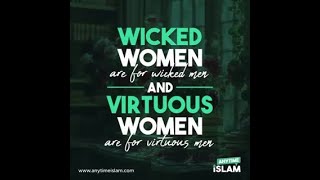 Wicked women are for wicked men, and wicked men are for wicked women