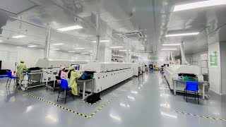 New SMT production line, magnetic levitation patch and nitrogen reflow soldering