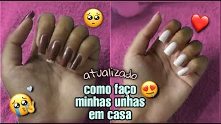 COMO FAÇO MINHAS UNHAS - ATUALIZADO 2021 ✨