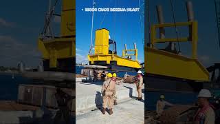 Crane yang bekerja di tengah laut #shorts #short #shortvideo