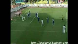 APOLLON vs omonoia 0-0 19.04.2010 highlights