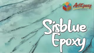 Sisblue Epoxy - Diseño de Mármol claro con Resina Epóxica