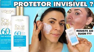 NOVO PROTETOR SOLAR Expertise L'Oreal Paris THE INVISIBLE  FPS60 Incolor - Fica mesmo invisível?