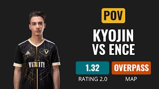 [POV] Vitality Kyojin VS Ence [Overpass] | CS GO DEMO