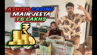 Ashish casino main 16 lakh jeeta ! I Ashish Bisht I Natasha Singh I Monika Bisht