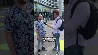 Waar scheer jij jezelf het liefst?👇 #shorts #interview #viral