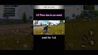 in one match three time 1v2 ||wait for end#new #andharush #clutch #bgmi #pubgmobile