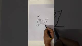 How to draw duck 🦆 ##short #