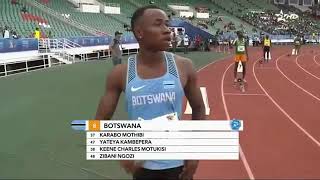 Men's 4x100m relay final African games 2019