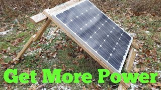 Ep 10. Starting Solar / Panel Adjustment Gives MORE POWER