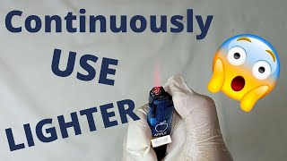 Continuously Use Gas Lighter Until its Melt..