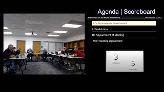 USD 491 BOE August 12, 2021 Regular Board Meeting