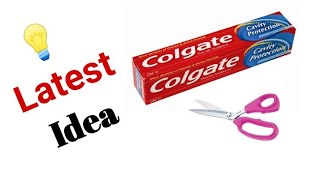 Colgate box Reuse Idea | Multipurpose use | Pencil box with Colgate box | Jewellery storage box