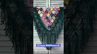 🌸 Macrame Texas Wildflowers🌸