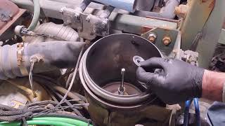 Oshkosh MK23 power steering + filter change. MTVR 7 ton