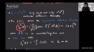 Theodore Drivas - Mini-course. Mathematical aspects of turbulence: Part II