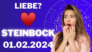 STEINBOCK ♑️💔 Liebt die Person, an die du denkst dich? 😨 Horoskop - 01.Februar 2024 #steinbock