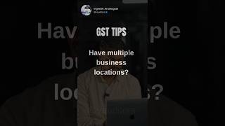 GST Tips❗️ #gst #vauditors #registration #tips #gstindia #business #location #interstate