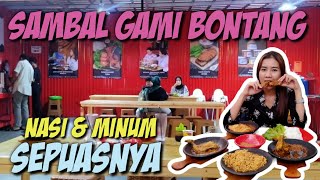 SAMBAL GAMI BONTANG 135 SAMBAL GAMI VIRAL - SAMBAL BAKAR YANG NGAMBIL NASI DAN MINUM SEPUASNYA ❗❗❗