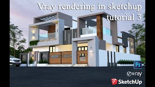 vray rendering in sketchup tutorial 3