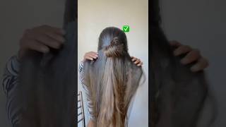 Try this hairstyle ✅ #hairstyletutorial #shortsvideo #hairsvideo #halfupstyle #shortsyoutube