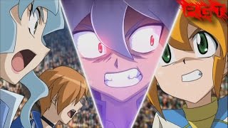 Beyblade AMV: Tsubasa & Yu vs Wales & Sophie HD