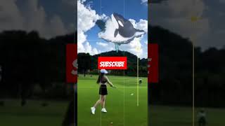 Play Golf end whale Orca #shorts #short