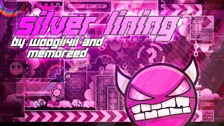 Geometry Dash (Demon) - Silver Lining by MemoR2eD & WOOGI1411