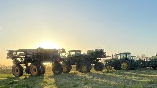 cleaning out sprayers and rain outs