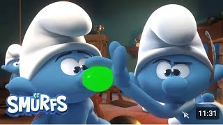 os Smurfs série ep 1 só nariz 👃 dirá