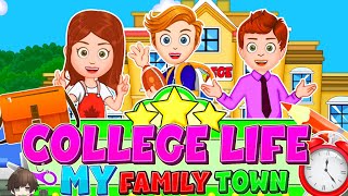 MY FAMILY TOWN : COLLEGE LIFE GAMEPLAY | OFFLINE | ANDROID NEW GAMES