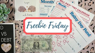 Freebie Friday: free printables & cash envelope giveaway 💌