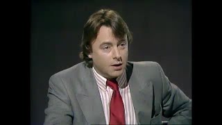 Clive James with Christopher Hitchens and P.J. O'Rourke — Late Show with Clive James (Nov 1988)