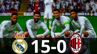 MESSI, RONALDO, MBAPPE, NEYMAR, ALL GOALS | REAL MADRID 15-0 AC MILAN