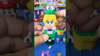 Lego Peach Changes To Lego Frog 🐸 Suit #shorts #viral #lego