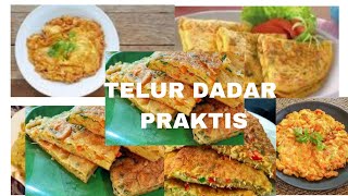 CARA BUAT TELUR DADAR BUAT MAKAN SENDIRI SANGAT MUDAH DAN PRAKTIS #masak #resepmasakan  #masakan