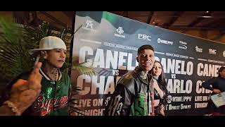 Santa Fe Klan y su Hermano list Para la pelea del canelo!!! #canelocharlo