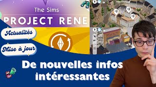 Nouvelles infos sur le Projet René et Mise à jour dans Les Sims 4 📣