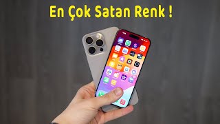 Doğal Titanyum renginde, iPhone 15 Pro ve Pro Max Kutu Açılışı