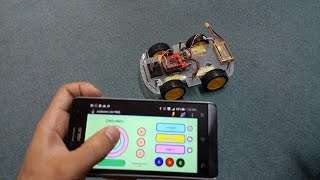 Building and Controlling 4WD Arduino Robot using Android Joystick App